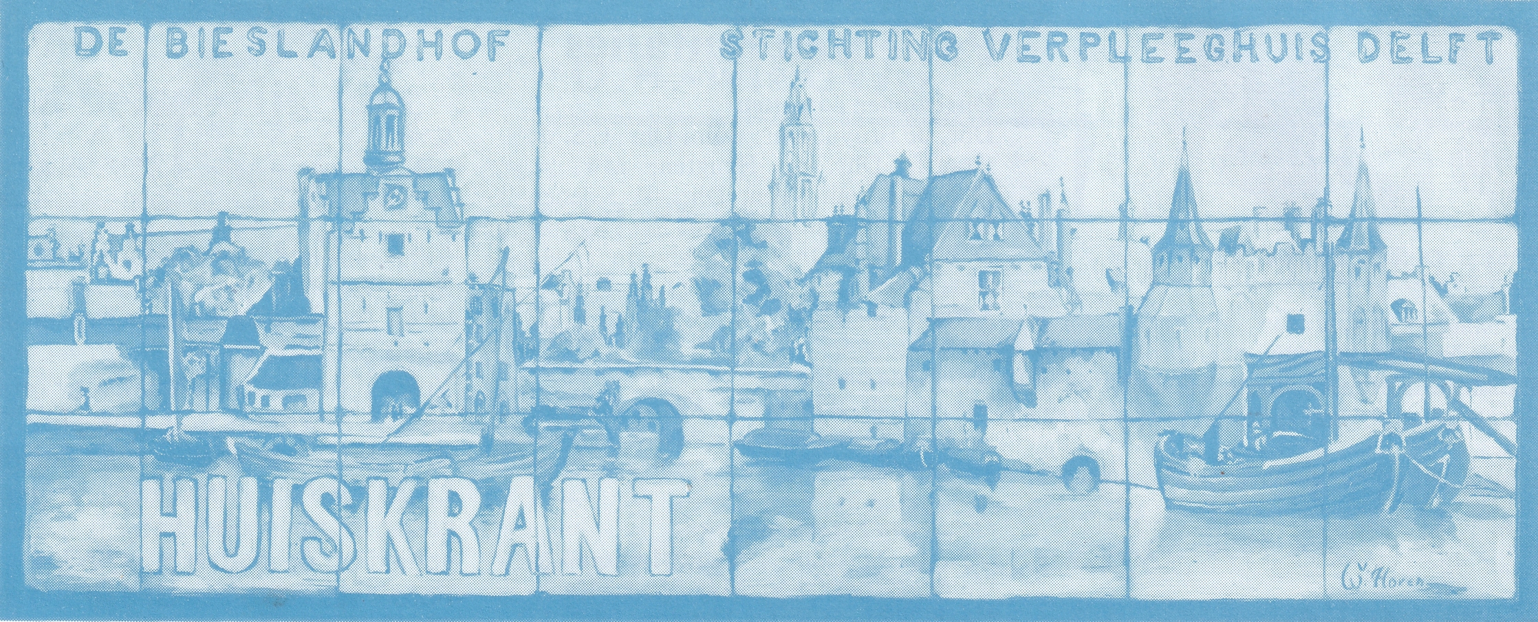 Kop van de huiskrant van het verpleeghuis. © Eigen beheer
